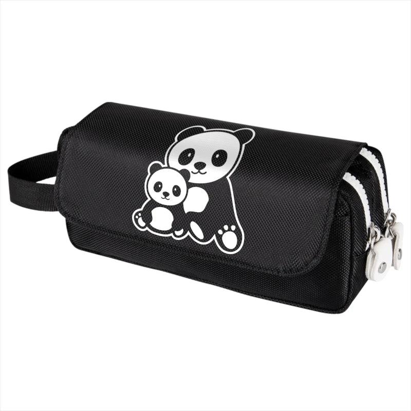 Cartoon Panda Pencil Case Large Capacity Travel Storage Bag