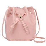 Bucket Shoulder Bag Women Drawstring Crossbody Bag