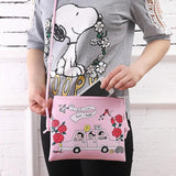 Cartoon Printed Women Graffiti Handbag Mini Crossbody Shoulder Bag