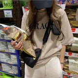 Casual Women Messenger Bags Nylon Chain Crossbody Handbags 3 in 1 Underarm Bag