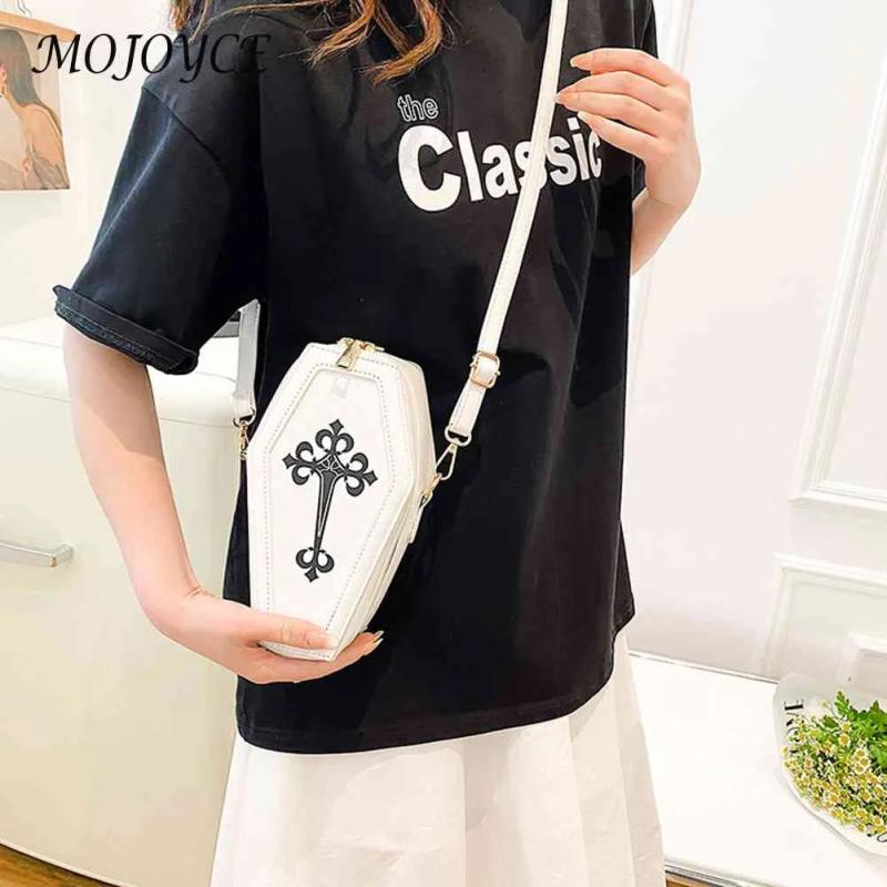 Coffin Shape Crossbody Handbag for Halloween Theme Party