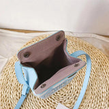 Cartoon Milk Box Shoulder Messenger Bag Girls Small Phone Bag