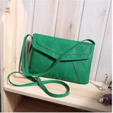 Casual Vintage Small Leather Messenger Bag Envelope Handbag Purse Crossbody