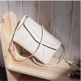 Casual Vintage Small Leather Messenger Bag Envelope Handbag Purse Crossbody