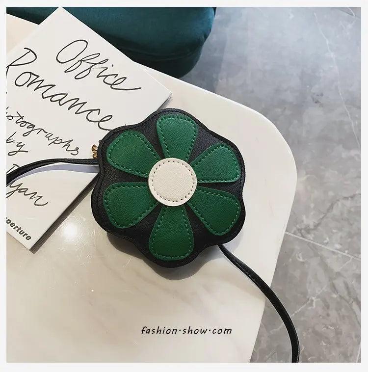 Cartoon Flower Crossbody Bag for Kids Girls