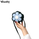 Cartoon Flower Crossbody Bag for Kids Girls