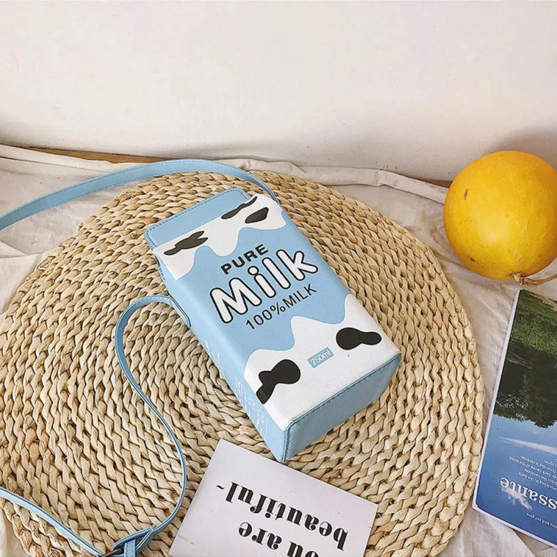 Cartoon Printed Shoulder Crossbody Bag for Lady Girls