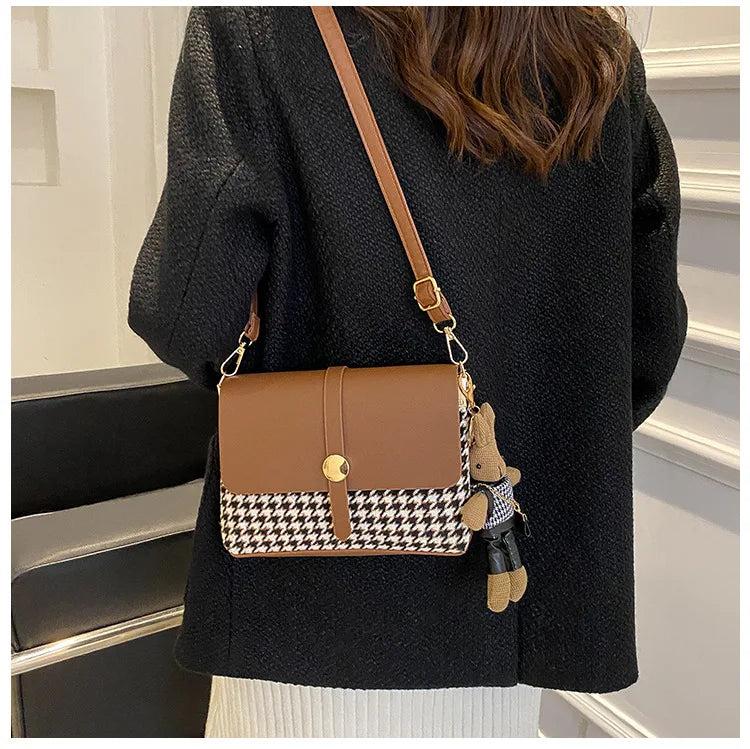 Casual Women Shoulder Bag Crossbody Bag Small Messenger Chain Handbag