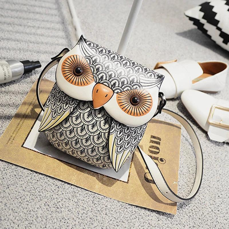Cartoon Owl Shoulder Bag Purse Handbag Messenger Crossbody Phone R592