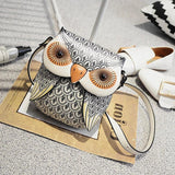 Cartoon Owl Shoulder Bag Purse Handbag Messenger Crossbody Phone R592