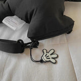 Cartoon Girl Nylon Messenger Bag Coin Purse