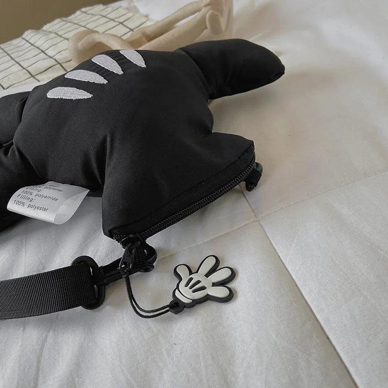 Cartoon Girl Nylon Messenger Bag Coin Purse