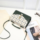 Casual Small Square Bag Women Autumn One-shoulder Cross-body Bag Pearl Handbag