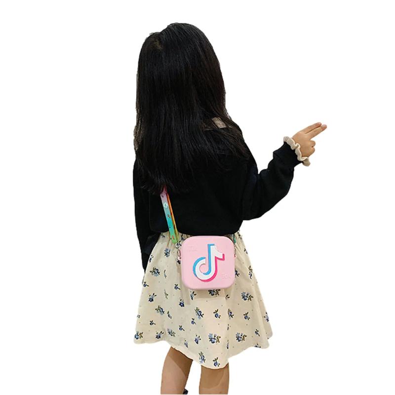 Cartoon Kids Messenger Bag Single-Shoulder Bag For Girls