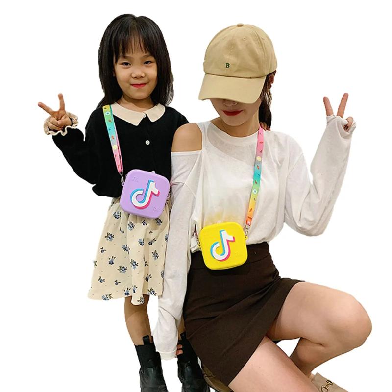 Cartoon Kids Messenger Bag Single-Shoulder Bag For Girls