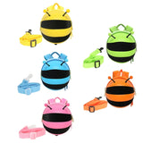 Baby Backpack Anti Lost Toddler Bee Travel Bag with Safety Leash