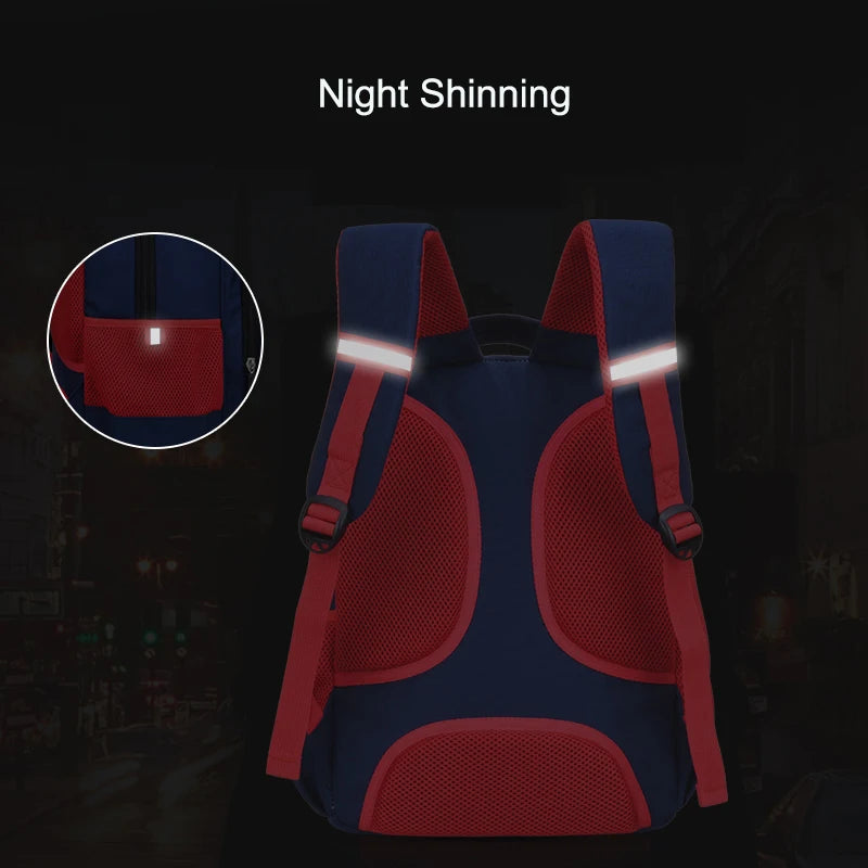 Unisex Baby Backpack Mochila High Polyester School Bag for Boy 8 Years Old