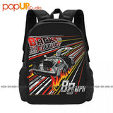 Back To The Future 88Mph Streaking Flames Time Travel Marty Backpack