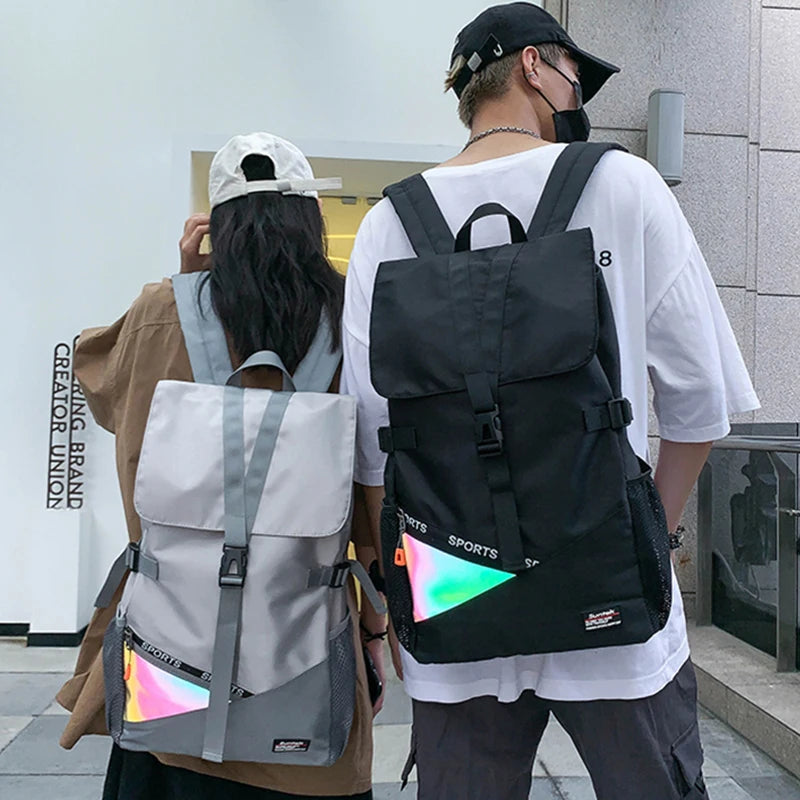 Backpack Students School Bag Large Capacity Youth Unisex Couples