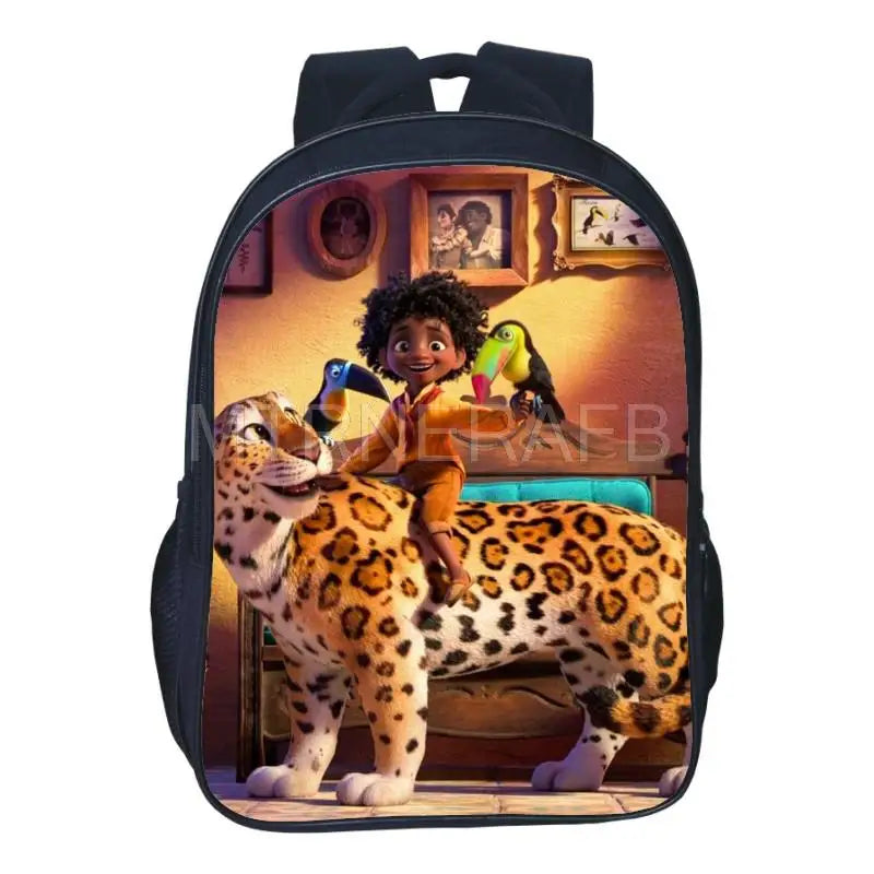 Encanto Cartoon Mochila for Teens Shoulder Bag
