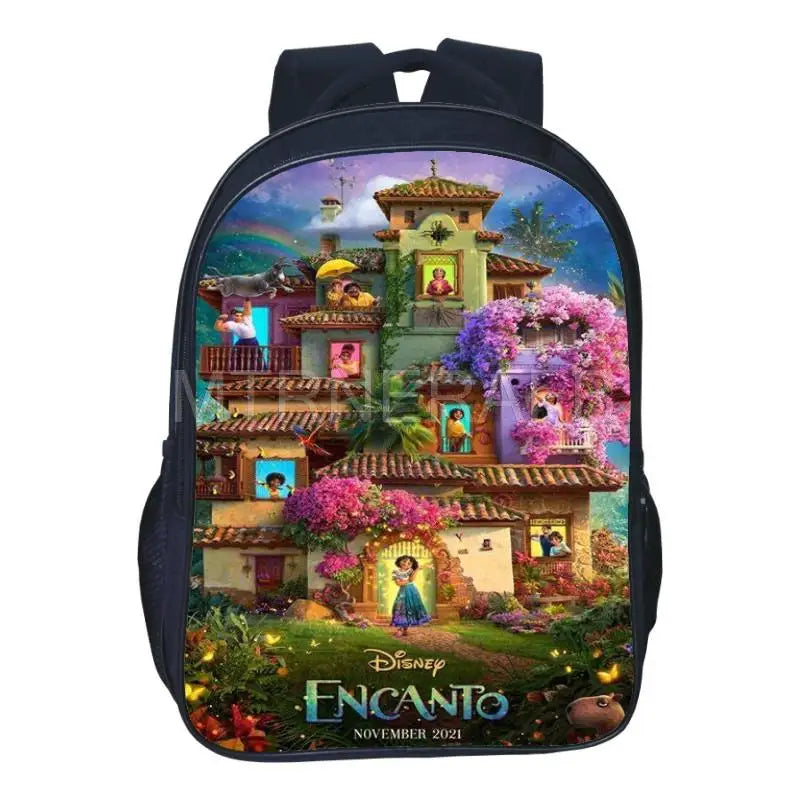 Encanto Cartoon Mochila for Teens Shoulder Bag