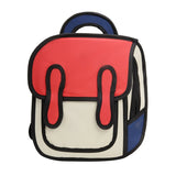 2D Comic School Bag Satchel for Kids Gift