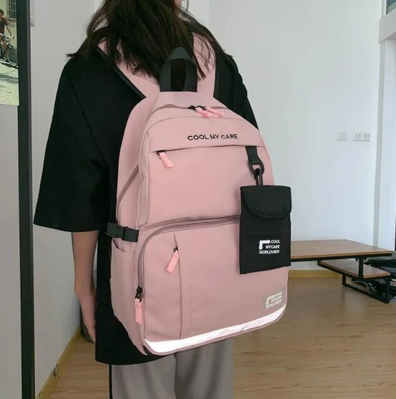 Tooling College Student Backpack Male Female Couple Travel Bag