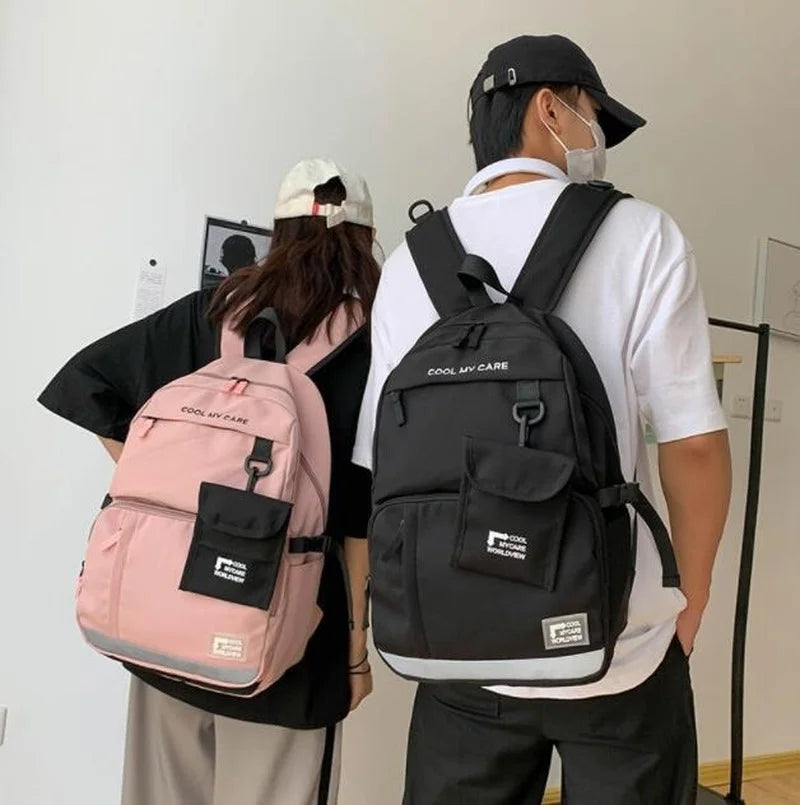 Tooling College Student Backpack Male Female Couple Travel Bag