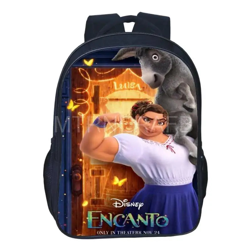 Encanto Kids Student School Bags Laptop Backpacks Unisex Travel Shoulder Bag