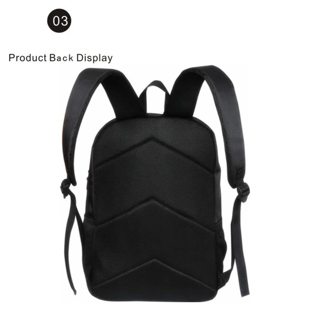 Cartoon 3D Print Schoolbag Superzings Mochilas Students Travel Bags