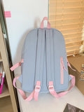 Fashionable Stripe Style Backpack Large Capacity Waterproof