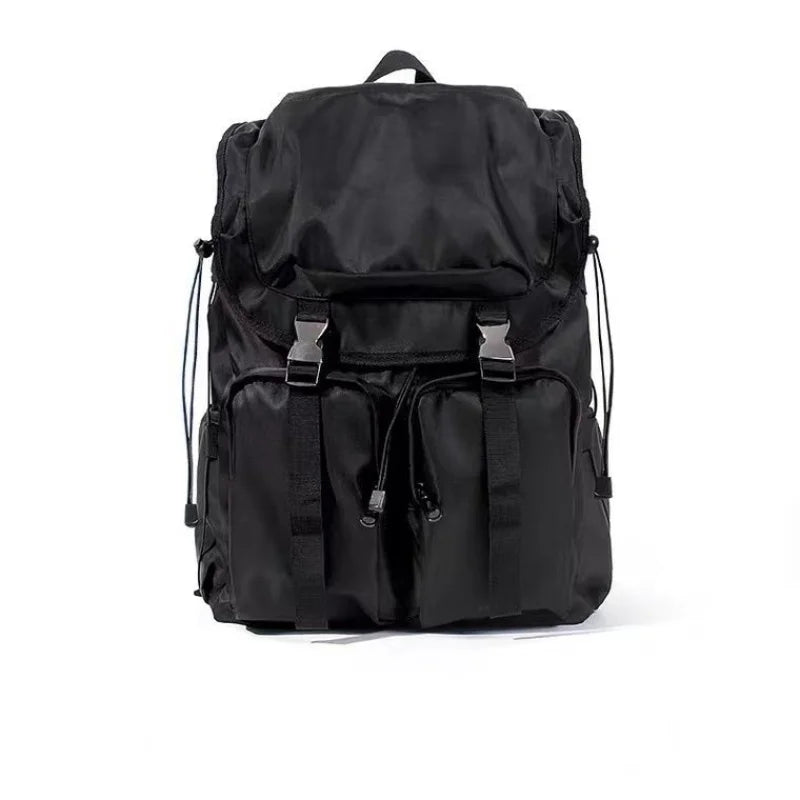 Nylon Unisex Casual Travel Backpack High-Capacity School Bag