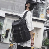 Nylon Unisex Casual Travel Backpack High-Capacity School Bag