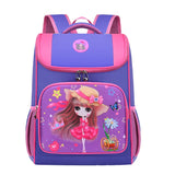 Kids Princess Cartoon School Backpack Girls