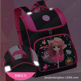 Kids Princess Cartoon School Backpack Girls