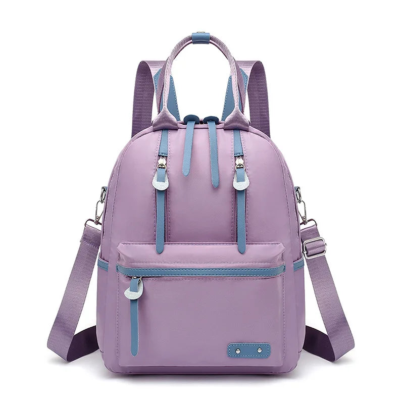 Women's Lightweight Oxford Cloth Backpack Student Schoolbag