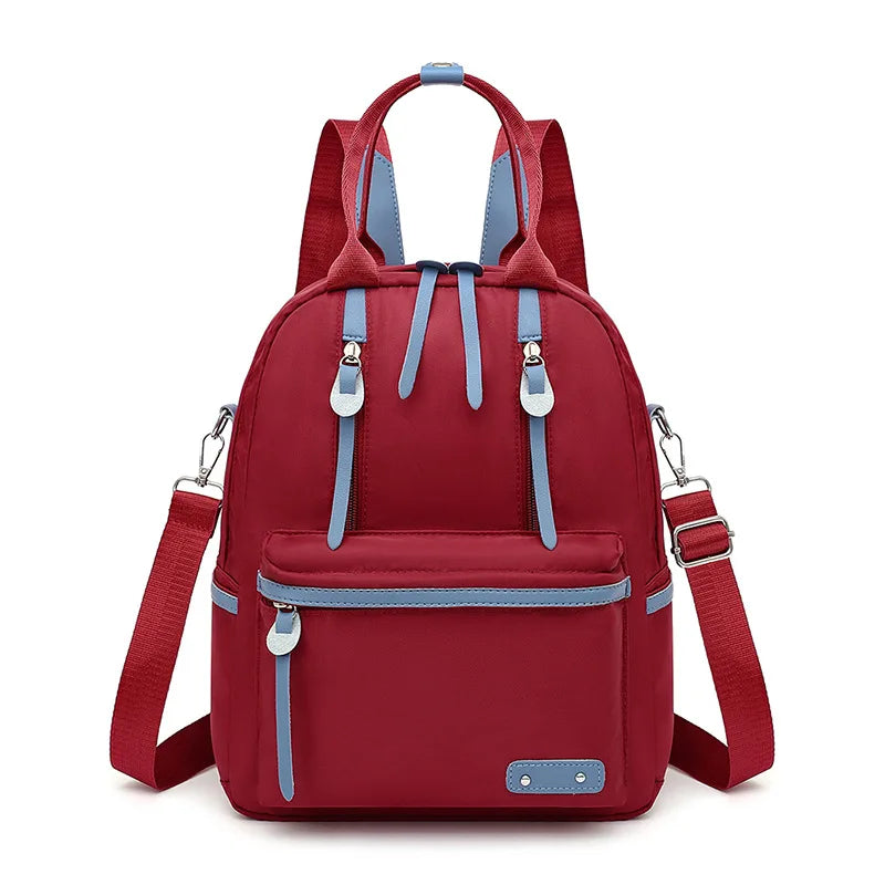 Women's Lightweight Oxford Cloth Backpack Student Schoolbag