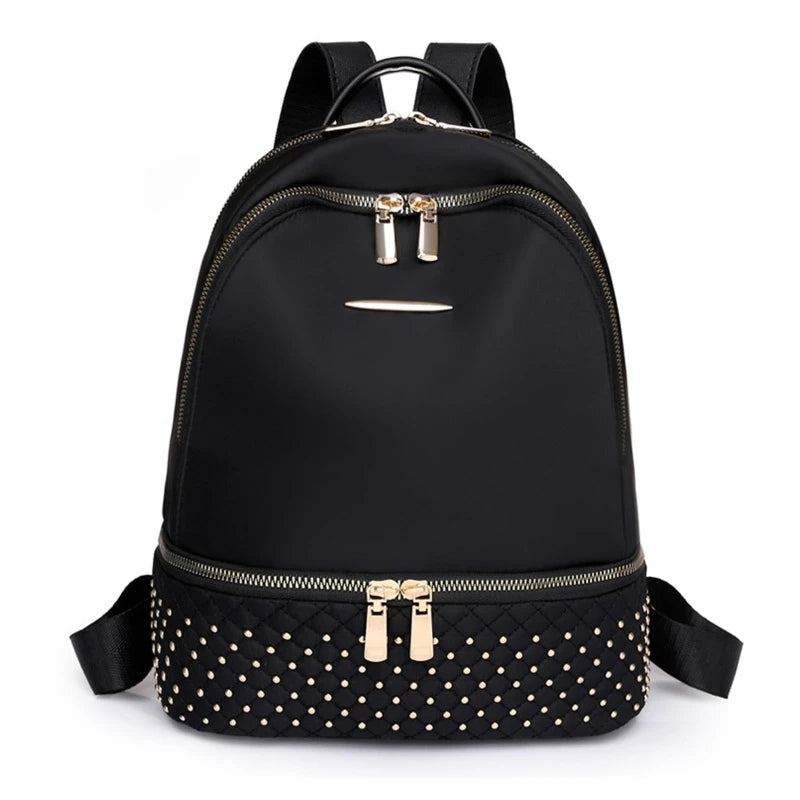 Women's School Bag Travel Daypack Bookbag Multiple Pockets