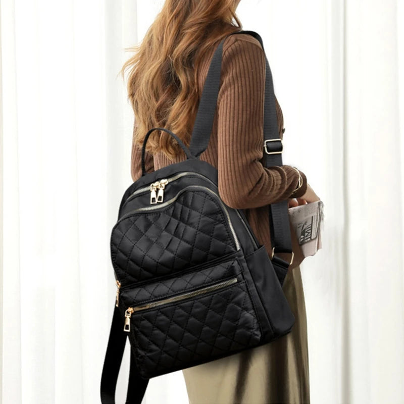 Nylon Travel Backpacks Purse Shoulder Bag Small Casual Daypack for Girls