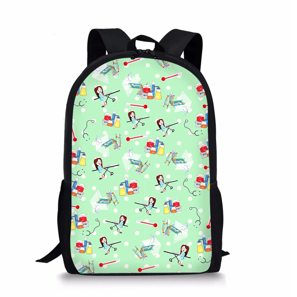Nurse Child School Backpack For Teen Girls Nursing Kids Schoolbags