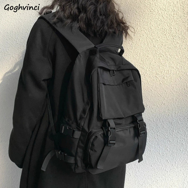 Large Capacity Students Backpack Preppy Style