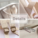 Canvas Girls College Book Backpack Multi-function Rucksack