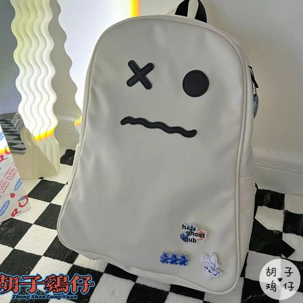 Women's Dark Academia Harajuku Backpack Hip Hop Patchwork Portable Travel Bag