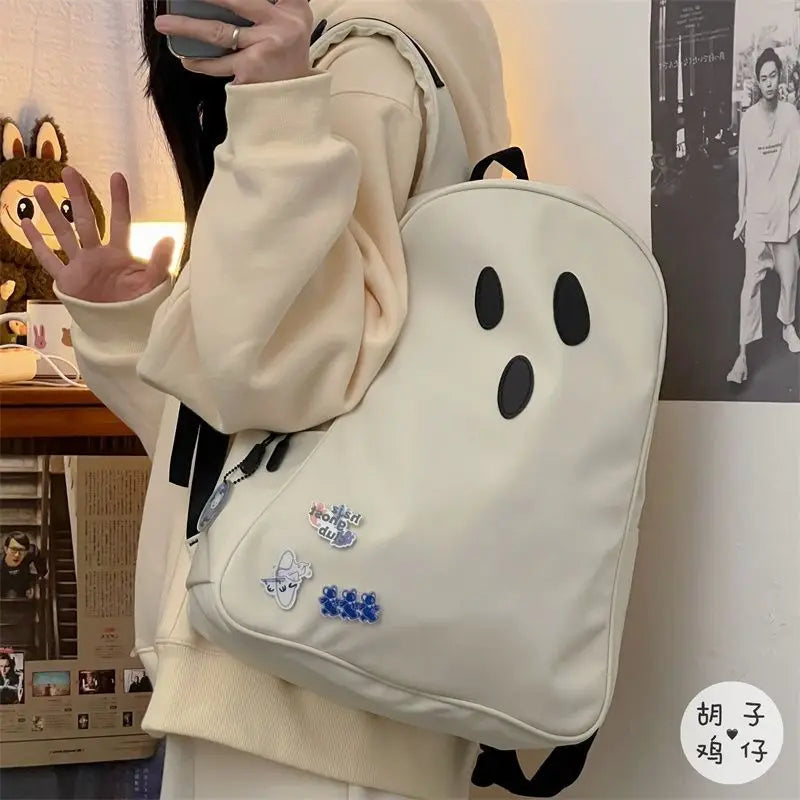 Women's Dark Academia Harajuku Backpack Hip Hop Patchwork Portable Travel Bag