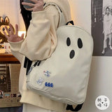 Women's Dark Academia Harajuku Backpack Hip Hop Patchwork Portable Travel Bag