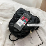 Women Texture Solid PU Leather Backpack Female