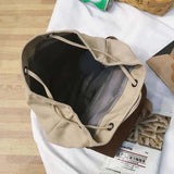 Women Patchwork Preppy Ulzzang Travel Street Harajuku Big Capacity