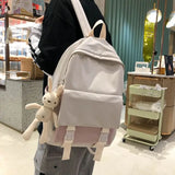 Backpacks Women Patchwork Large Capacity Harajuku Style Book Bags