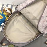 Pink Harajuku Print Backpack for Women