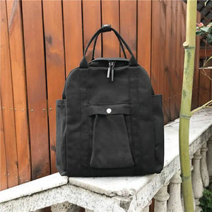 Backpacks Women Solid Casual Outdoor All-match Large Capacity School Bags